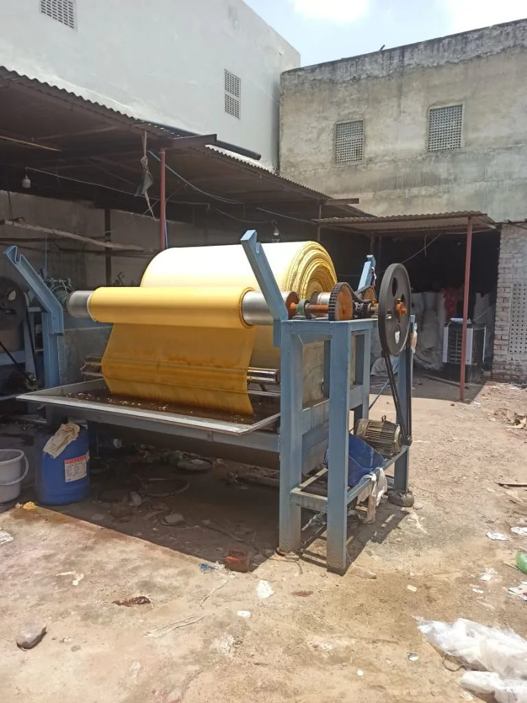 Dyeing machine in Vedic Vastram workshop